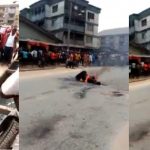 Mob Burns Suspected Robber Who Was Abandoned By His Colleagues During Operation In Aba [Photos] 2