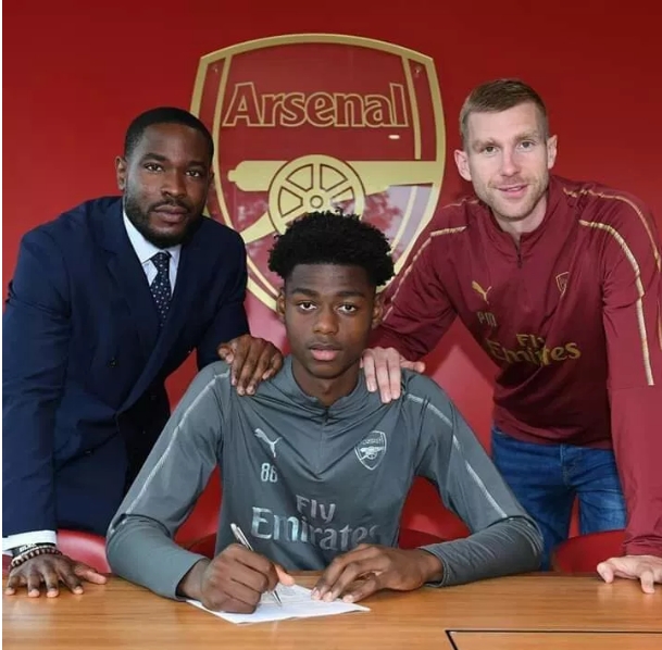 Meet Arthur Okonkwo, A Nigerian Youngster Travelling With Arsenal To Face Napoli 1