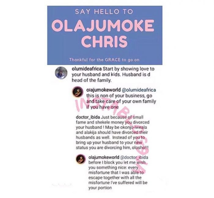 Olajumoke Confirms Separation With Husband, Places Curse On Fan Who Challenged Her Decision 9