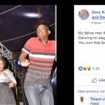 Man Ejaculates On His Trouser While Dancing With Big-sized Lady On Stage [Photos] 2