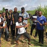 Bayelsa Governor Eats Sugarcane With Entertainers As They Chill In His Farm [Photos] 3