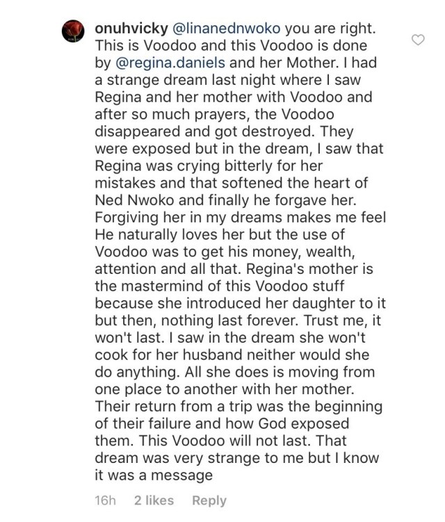 Lina, Ned Nwoko's Moroccan Wife Accuses Regina Daniels Of Using 'Voodoo' On Husband 12 Lina, Ned Nwoko's Moroccan Wife Accuses Regina Daniels Of Using 'Voodoo' On Husband 12