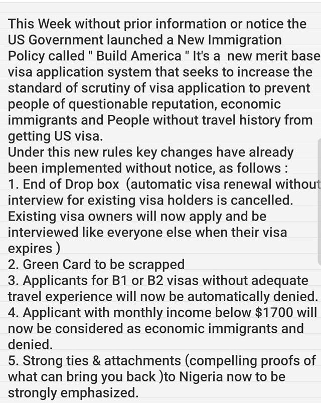 US Immigration Officers Now Stamps "No EOS / AOS" On Nigerian Passports 4