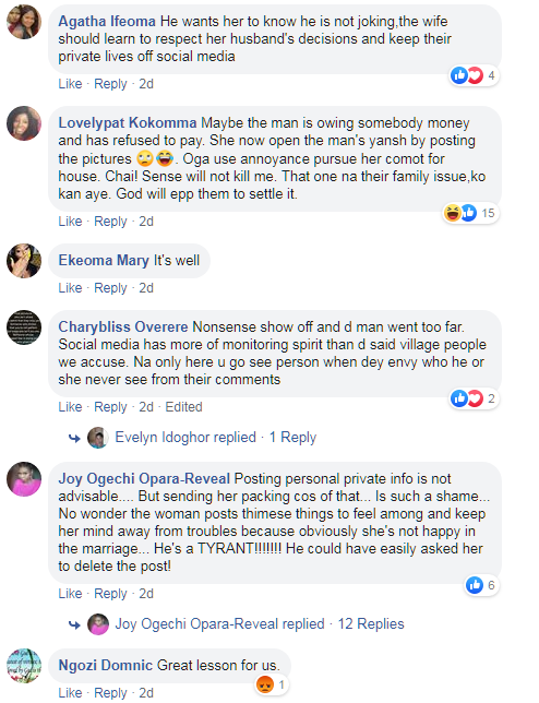 Nigerians Reacts As Man Sends His Wife Packing For Posting Photos Of Their New House On Social Media 6