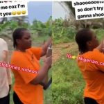 Watch Regina Daniels' Husband, Ned Nwoko Teaching A Lady How To Shoot Gun [Video] 12