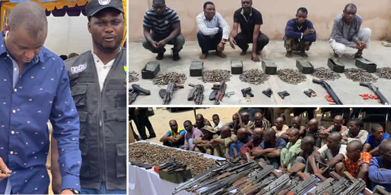 Notorious Cartel Smuggling Arms And Ammunition Into Nigeria Arrested By Police [Photos] 13