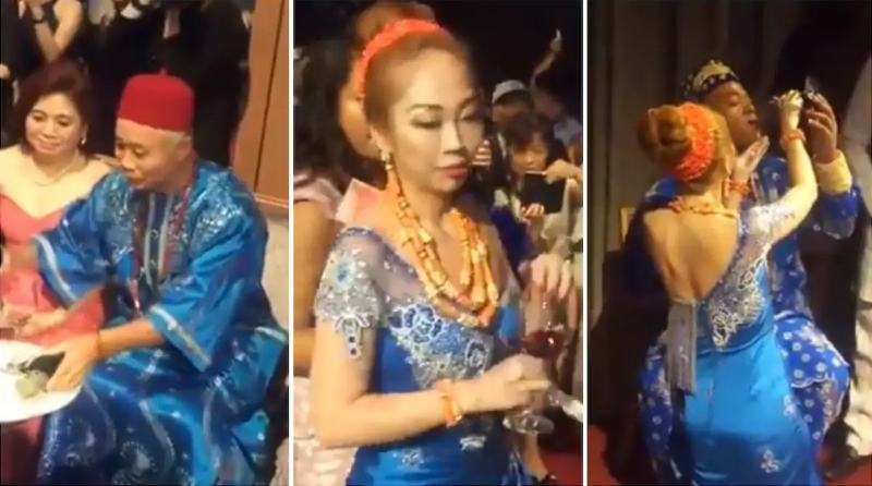 Nigerian Man And Taiwanese Girlfriend Holds Igbo Traditional Wedding Ceremony [Photos/Video] 16