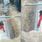 Man Lies Inside A Grave He Dug Over Incomplete Payment By Family Of Deceased [Photos] 3