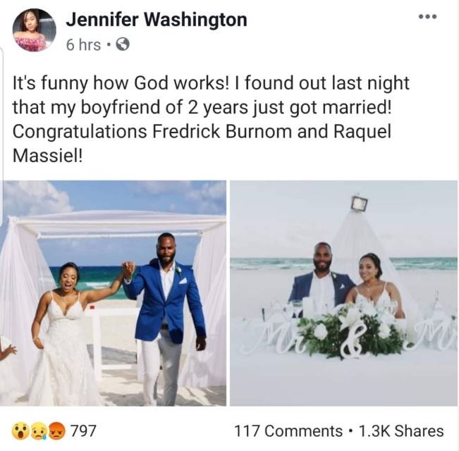 Woman Shocked To Discover Her Boyfriend Of Two Years Just Secretly Got Married [Photos] 3