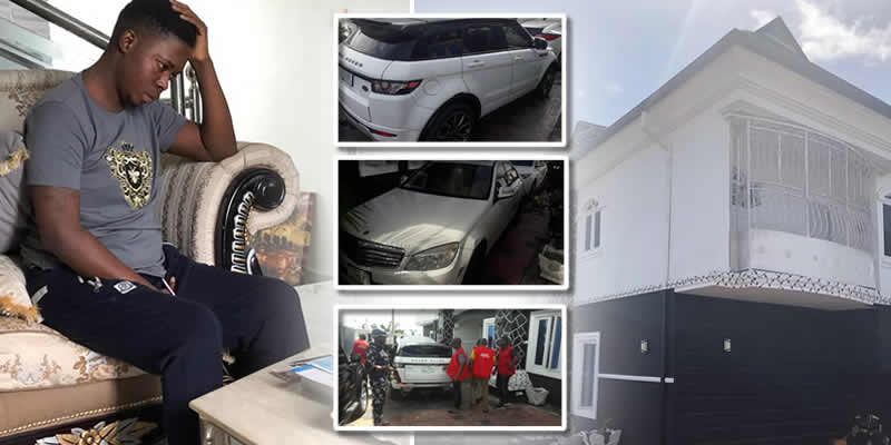 Popular Yahoo Boy ‘Onoriode’ Sent To Prison, Loses His Exotic Cars And Mansion To FG [Photos] 8