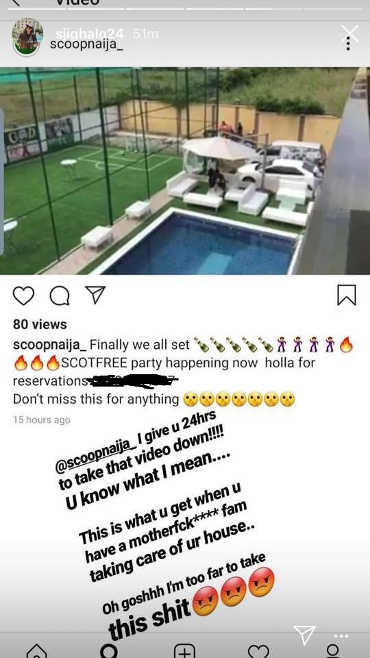 Jude Ighalo's Wife Blasts Family Member For Using Their House For A Party Without Her Consent 3