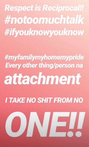 Jude Ighalo's Wife Blasts Family Member For Using Their House For A Party Without Her Consent 4