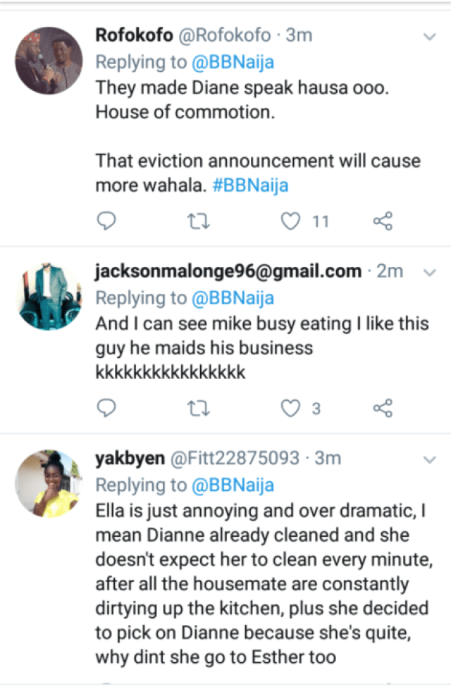 BBNaija: Drama As Another Fight Breaks Out Between Ella And Daine Over 'Fear Of Eviction' [Video] 4