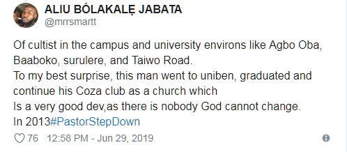 "I Was Chief Priest Of Black Axe Confraternity At UNILORIN" - Pastor Fatoyinbo [Video] 4