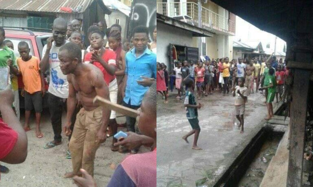 50-Year-Old Man Beaten, Paraded After Raping 3-Year-Old Girl Inside Church [Photos] 12