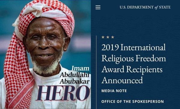 US Honours Nigerian Muslim Cleric Who Saved Lives Of 262 Christians During Attack In Jos 3