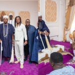 US Singer, Tamar Braxton And Her Nigerian Boyfriend Visits Oba Elegushi In Lagos [Photos] 5