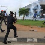 RevolutionNow: Protesters Confront Police In Lagos Over Gunshots And Attacks [Video] 3