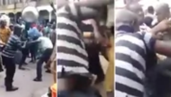 Onlookers Cheer As Two Pastors Fight Inside Market Over Space To Preach [Video] 13