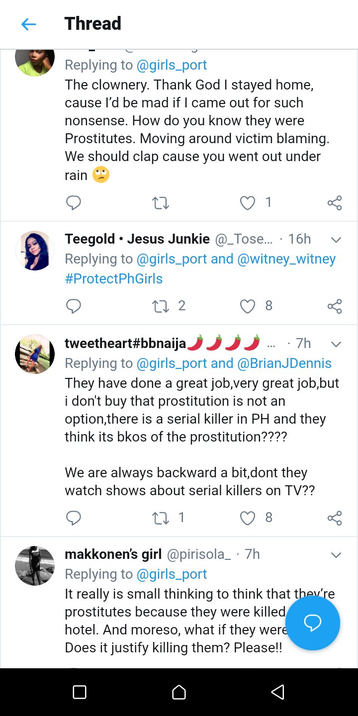 Outrage As Women Protesting The Port Harcourt Serial Killings Carry Placard Blaming The Victims 15 Outrage As Women Protesting The Port Harcourt Serial Killings Carry Placard Blaming The Victims 15