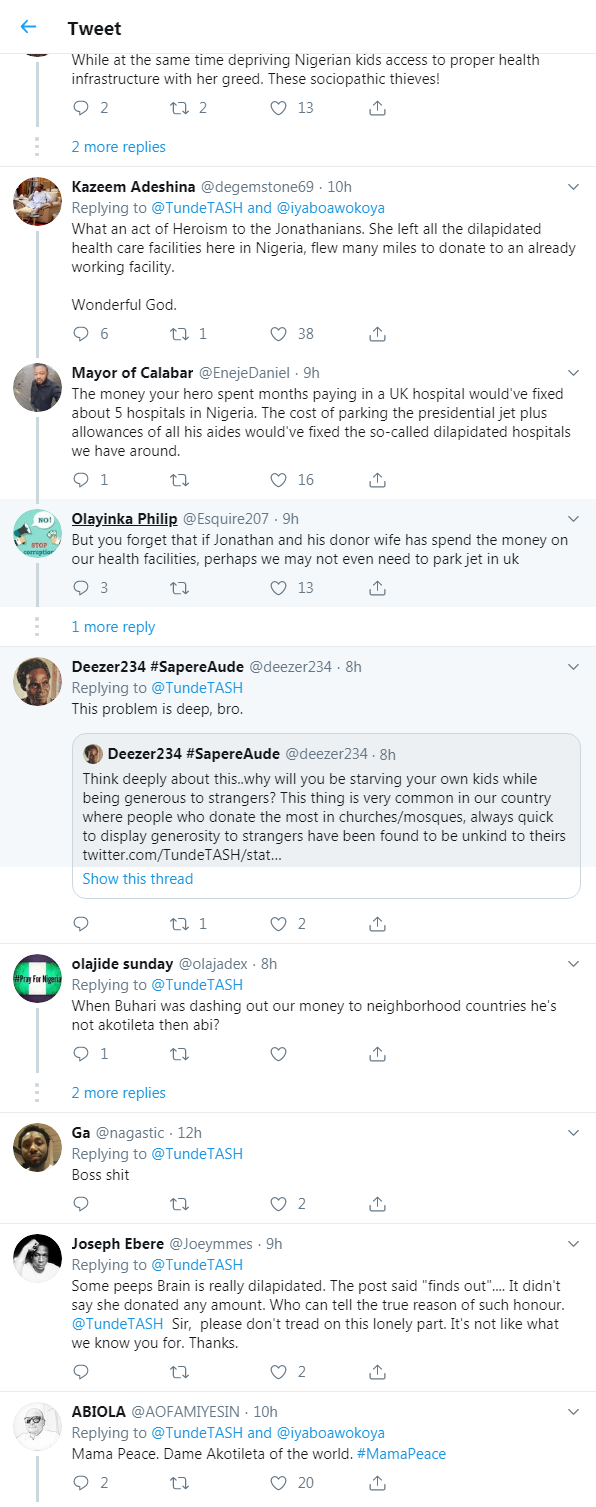 Patience Jonathan Honoured By Canadian Hospital After Donating A Huge Sum Of Money 3