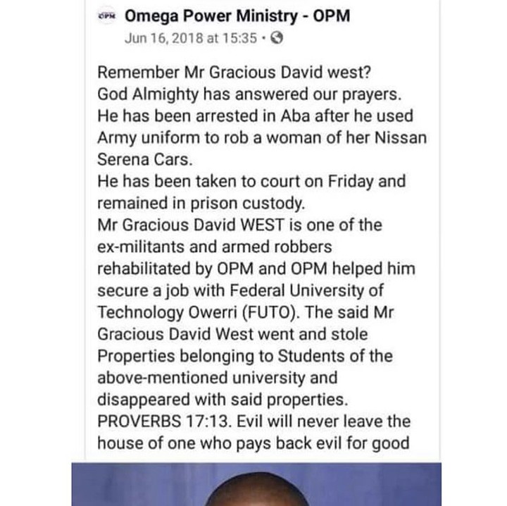 Port Harcourt Serial Killer Finally Identified As 'Gracious David West' After Being Caught On CCTV 5 Port Harcourt Serial Killer Finally Identified As 'Gracious David West' After Being Caught On CCTV 5