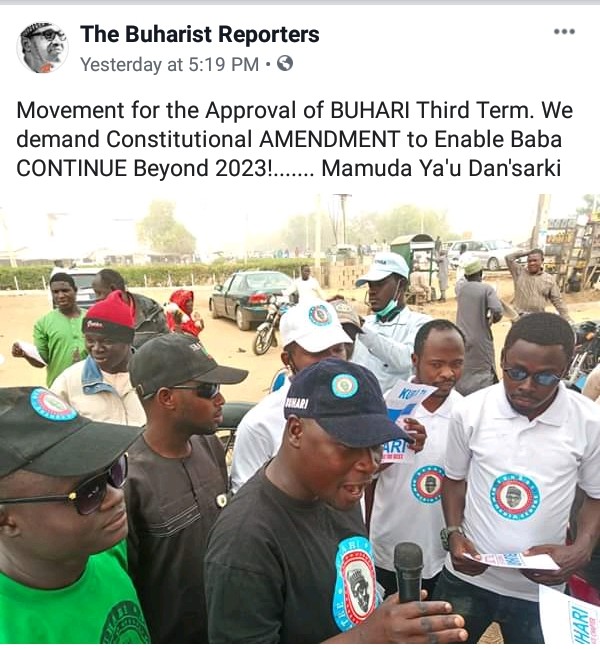 Confusion As President Buhari’s Supporters Campaign For His 3rd Term In Office [Photos] 2