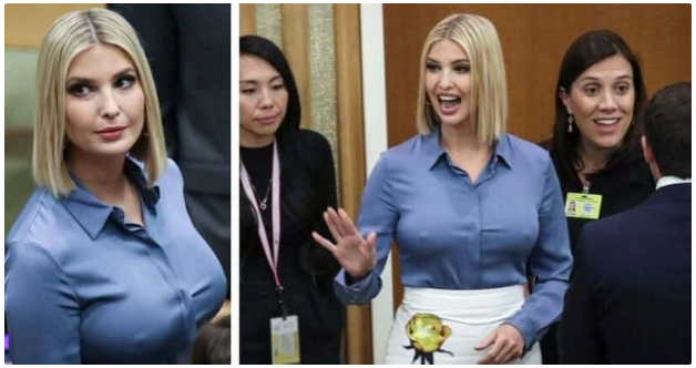 Donald Trump's Daughter, Ivanka Attends UN Global Summit Wearing 'No Bra' [Photos] 10