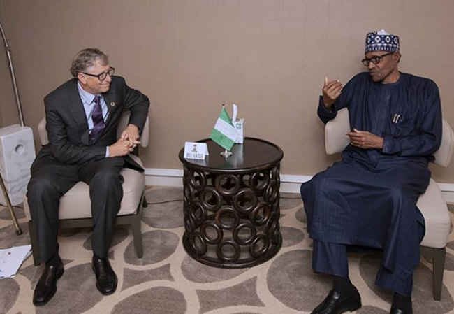 PHOTOS: President Buhari Meets Bill Gates, Dangote At UN General Assembly In New York 3 PHOTOS: President Buhari Meets Bill Gates, Dangote At UN General Assembly In New York 3