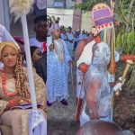 Ooni Of Ife And His Prophetess Wife Worship Idols At The Olojo Festival In Osun [Photos] 4