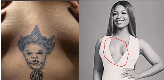 Ex-BBNaija Housemate, Tacha Finally Removes Davido's Tattoo From Her Chest [Photos] 2