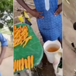 Outrage As Carrot Seller Caught On Camera Washing His Carrots Inside A Gutter [Video] 2