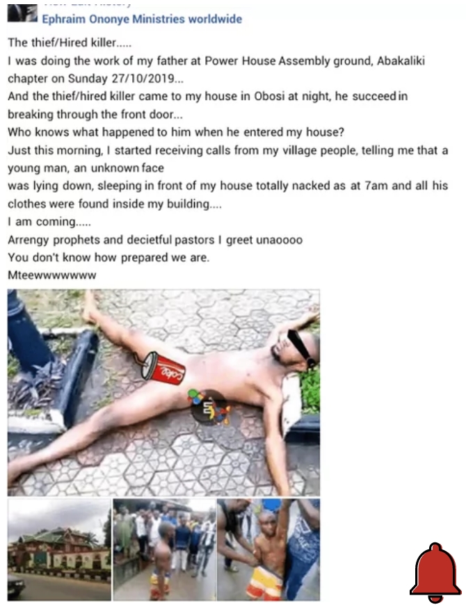 Thief Breaks Into Pastor’s Home, But Ends Up Stripping Naked And Falling Asleep [Photos] 2