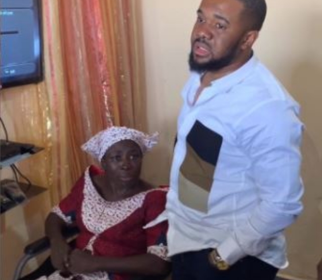 Nollywood Actor, Williams Uchemba Gifts Crippled Mother Of Seven A New Apartment [Video] 12