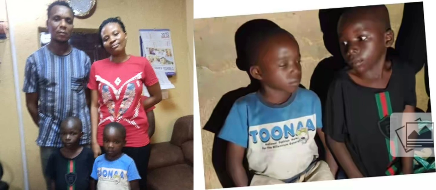 Couple Arrested After Buying Two Kids For N140,000 In Jos, Attempts Moving Them To Anambra 11
