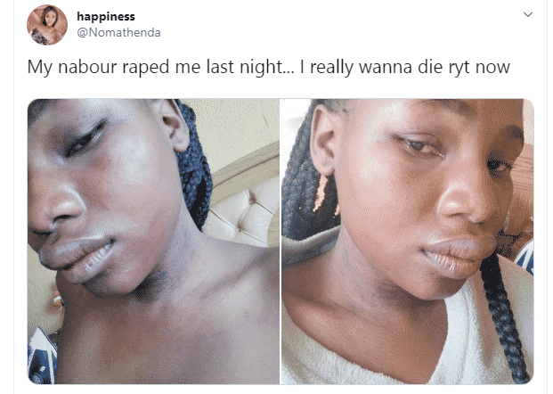 "I Wanna Die Right Now" – Says Lady Raped By A Trusted Neighbor She Asked For Help 2