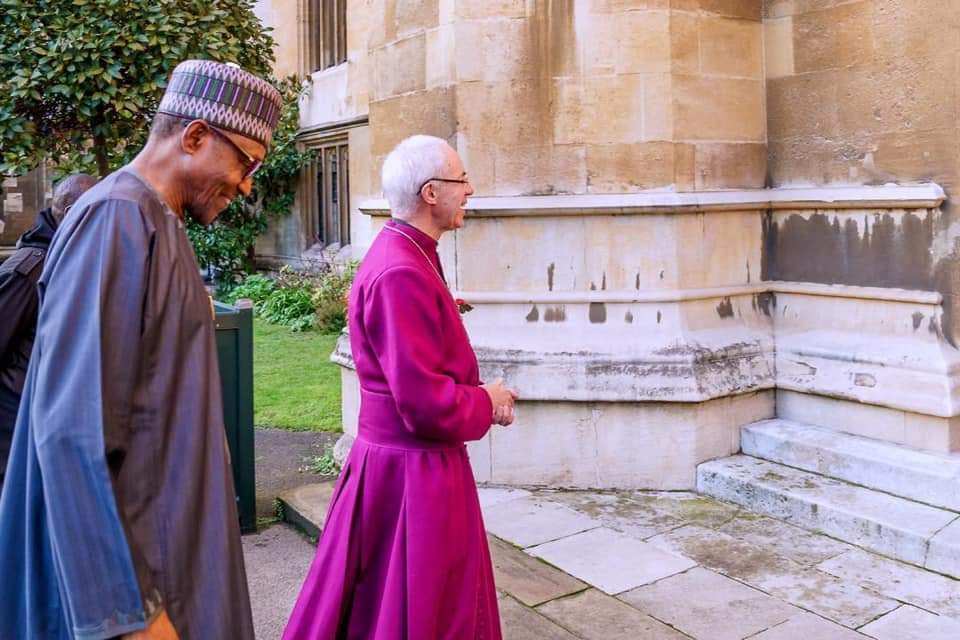 President Buhari Pays Visit To The Arch-Bishop Of Canterbury In London [Photos] 1