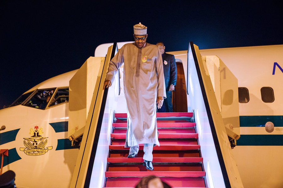 President Buhari Returns To Nigeria After 2 Weeks 'Private Visit' In London [Photos/Video] 14