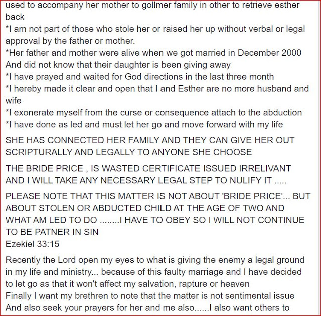 Pastor Returns Wife Because She Was Married Off To Him By Parents Who Abducted Her 3 Pastor Returns Wife Because She Was Married Off To Him By Parents Who Abducted Her 3