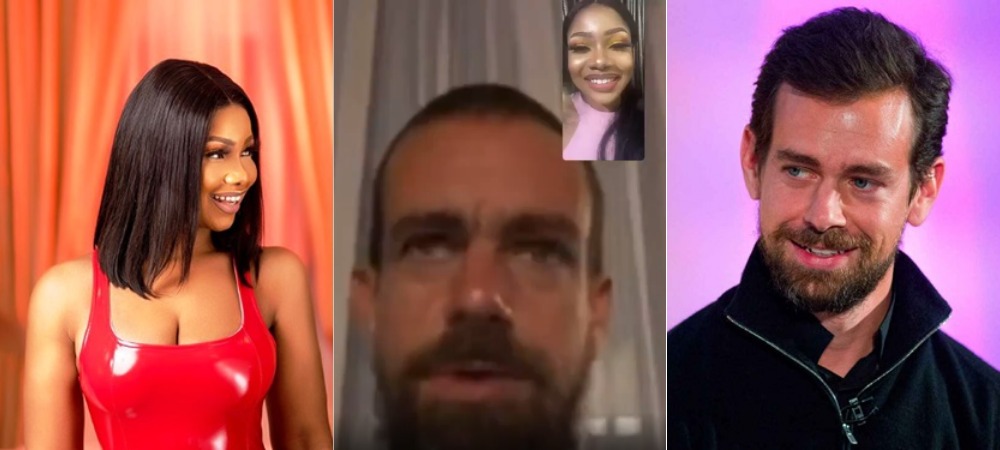 BBNaija's Tacha Video Calls Twitter CEO Jack Dorsey, Wishes Him A Happy Birthday 8