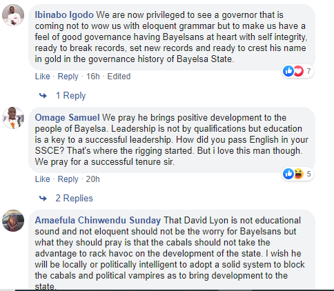 Nigerians Ridicule Bayelsa Governor-Elect, David Lyon Over His Poor Spoken English [Video] 7