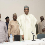 APC Crisis: Buhari Reportedly Walks Out On Oshiomhole As He Escapes Impeachment 3