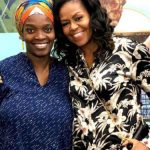 Michelle Obama Pays A Visit To Dora Akunyili’s Daughter, Njideka Crosby In Her Studio 2