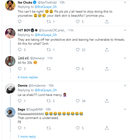 Nigerians React To New 'Instant Skin Bleaching' Procedure That Women Are Now Doing [Video] 15