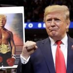 US President, Donald Trump Shares Photoshopped Shirtless Image Of Himself As A Boxer 3