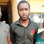 Police Arrests Man Who Butchered His Girlfriend, Eat Her heart With His Mother For Money Ritual 3