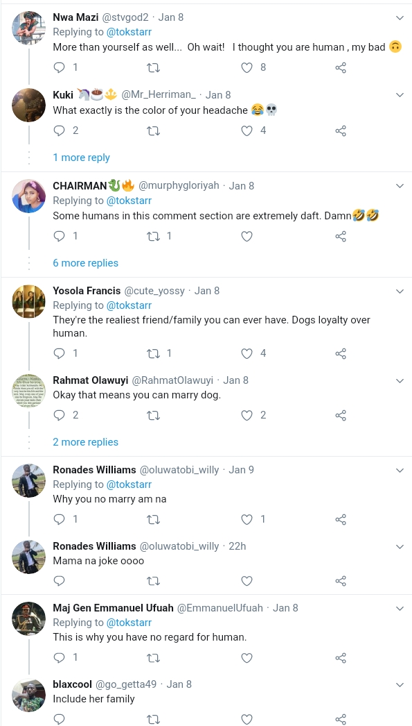 Nigerians Attacks Toke Makinwa For Claiming She Loves Her Dog More Than Humans 14 Nigerians Attacks Toke Makinwa For Claiming She Loves Her Dog More Than Humans 14