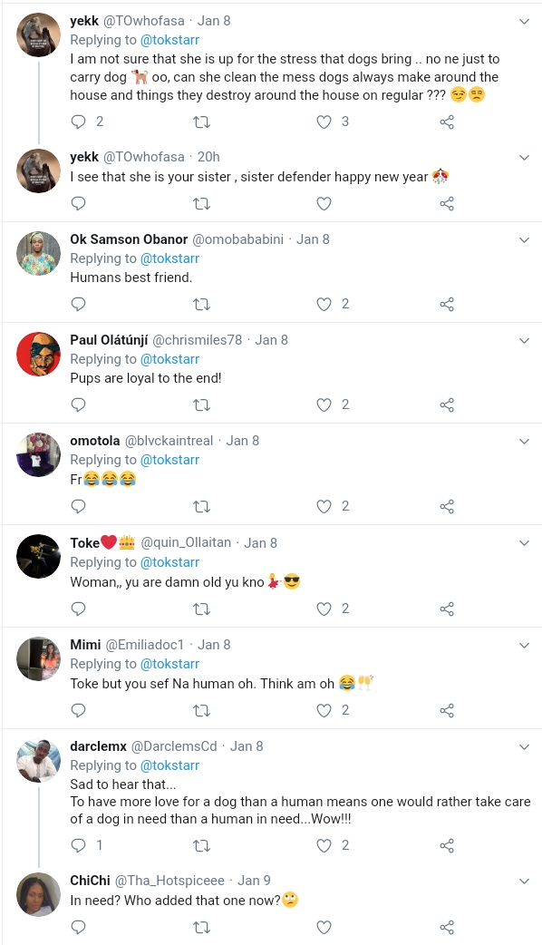 Nigerians Attacks Toke Makinwa For Claiming She Loves Her Dog More Than Humans 15 Nigerians Attacks Toke Makinwa For Claiming She Loves Her Dog More Than Humans 15