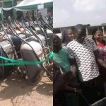 Outrage As Enugu Local Government Chairman Empowers Youths With Wheelbarrows [Photos] 2