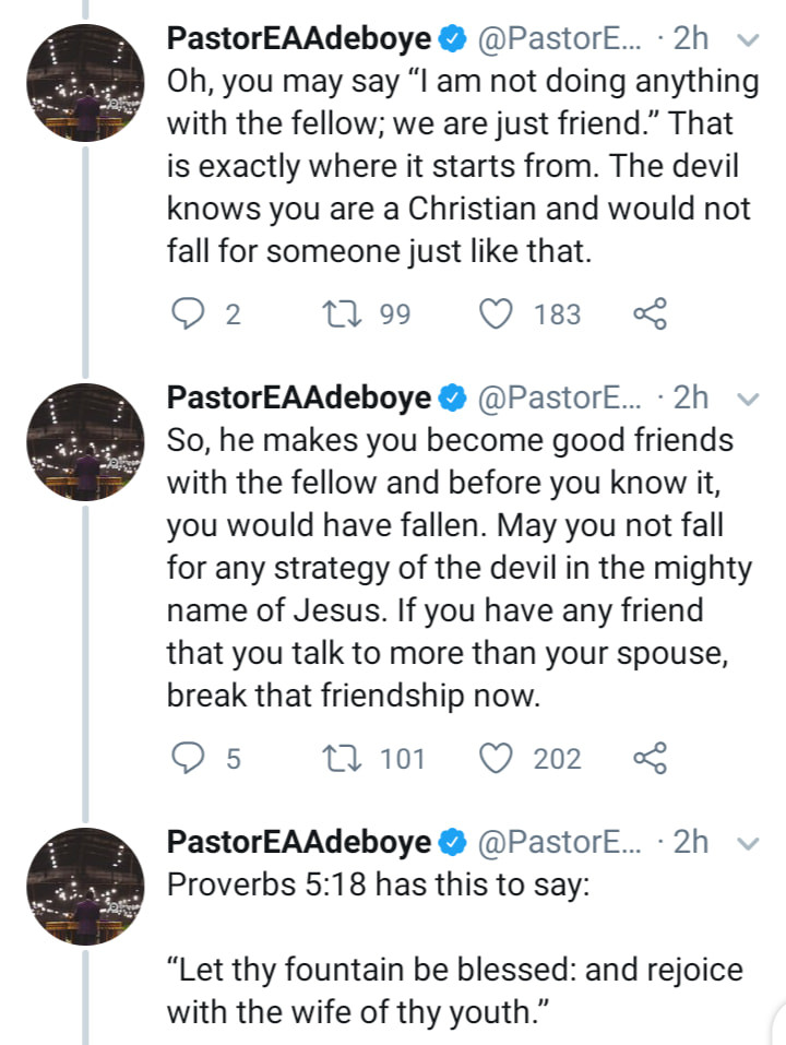 Outrage Among Nigerians As Pastor Adeboye Reveals Why He Asked His Son To Sack His Female Secretary 3